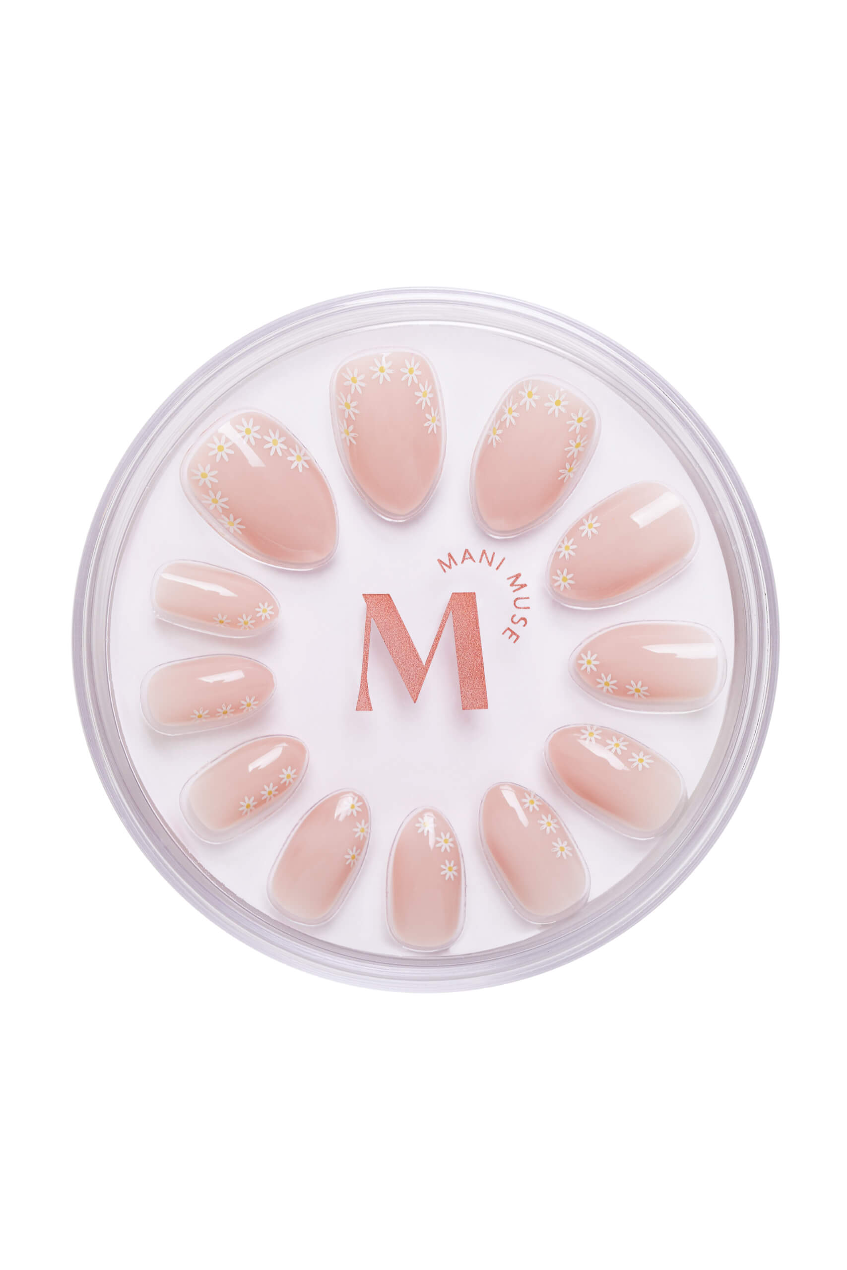 Amazon.com: Daisy Press On Nails - Medium Almond Full Cover