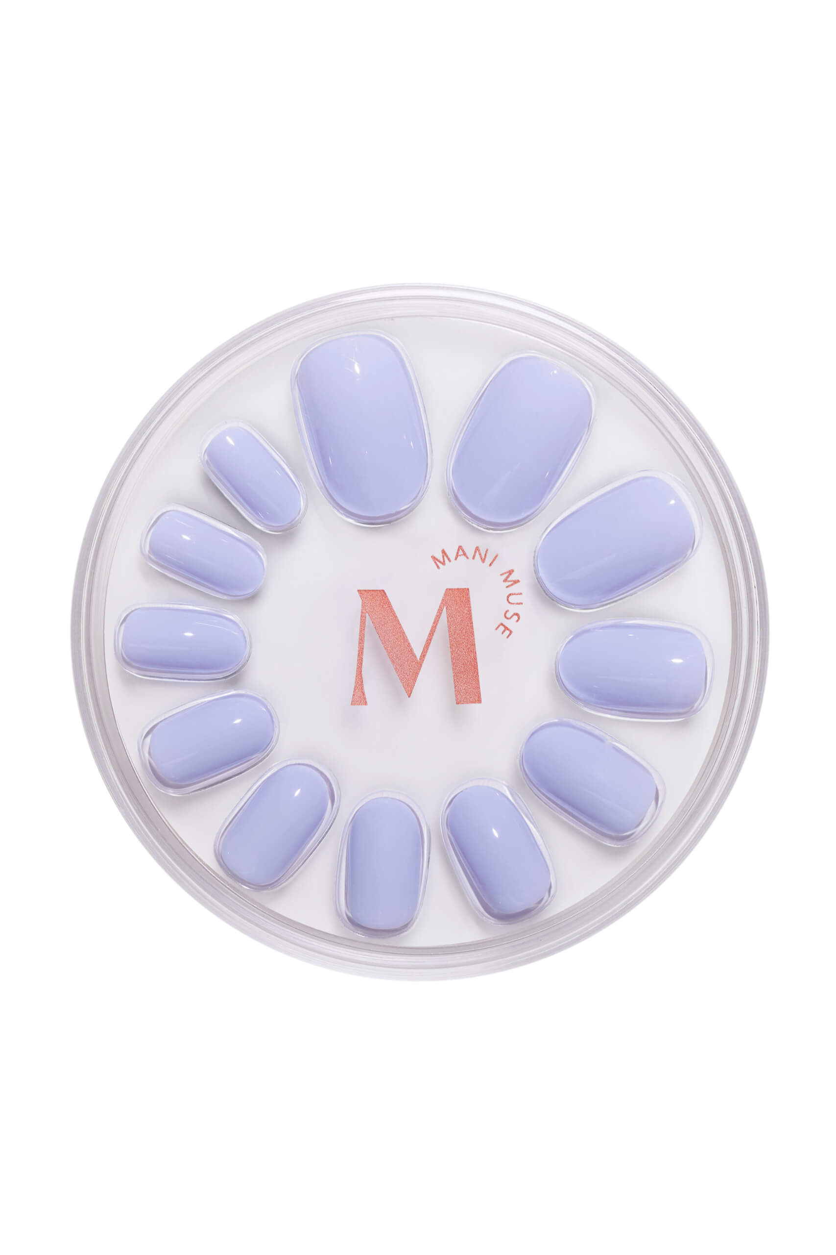 Mani Muse Blue My Mind Press-on Nails - Round