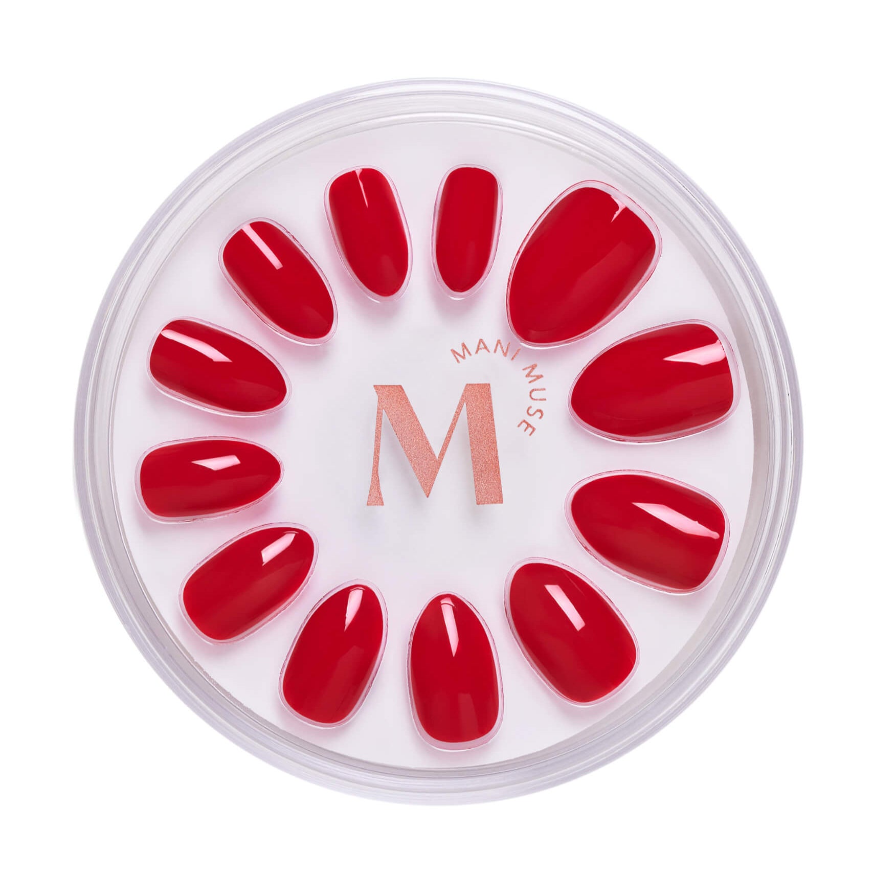 Mani Muse Caught Red Handed Press-on Nails - Almond
