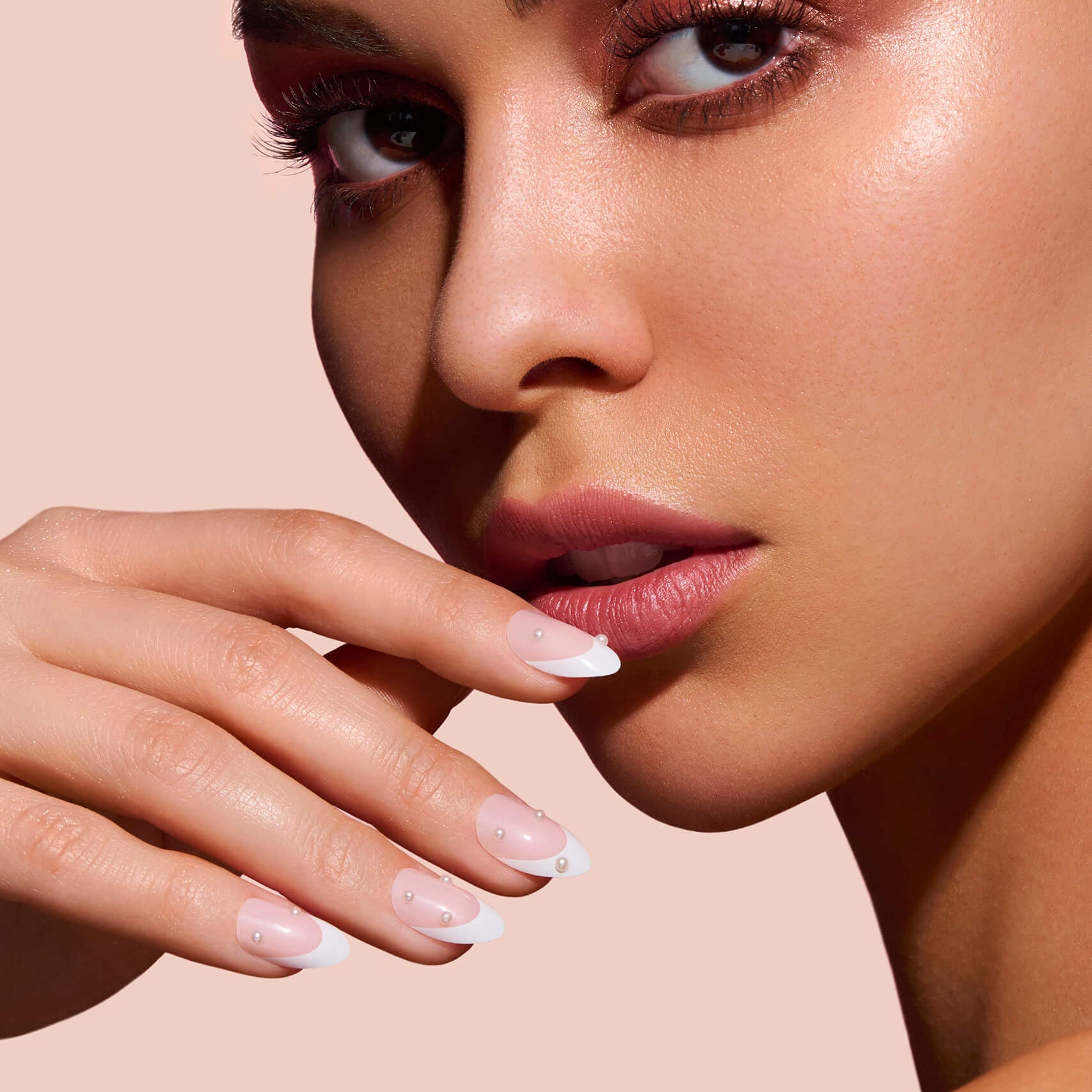 Gem, pearl, and rhinestone nail art stickers