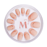 Mani Muse Raise Your Rosé Press-on Nails - Short Round