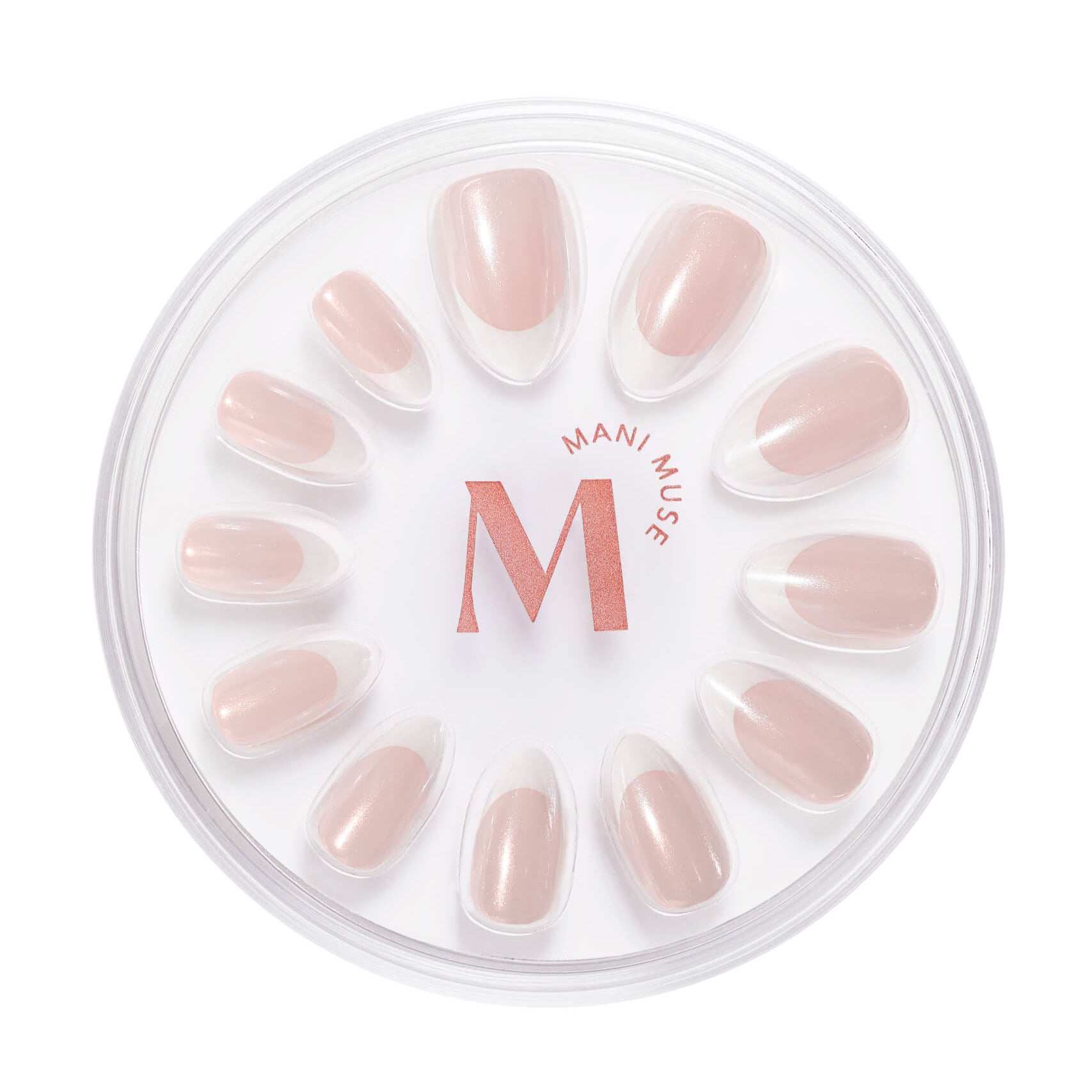 Mani Muse You Drive Me Glazy Press-on Nails - Almond